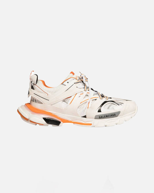 Balenciaga track - blanc/orange
