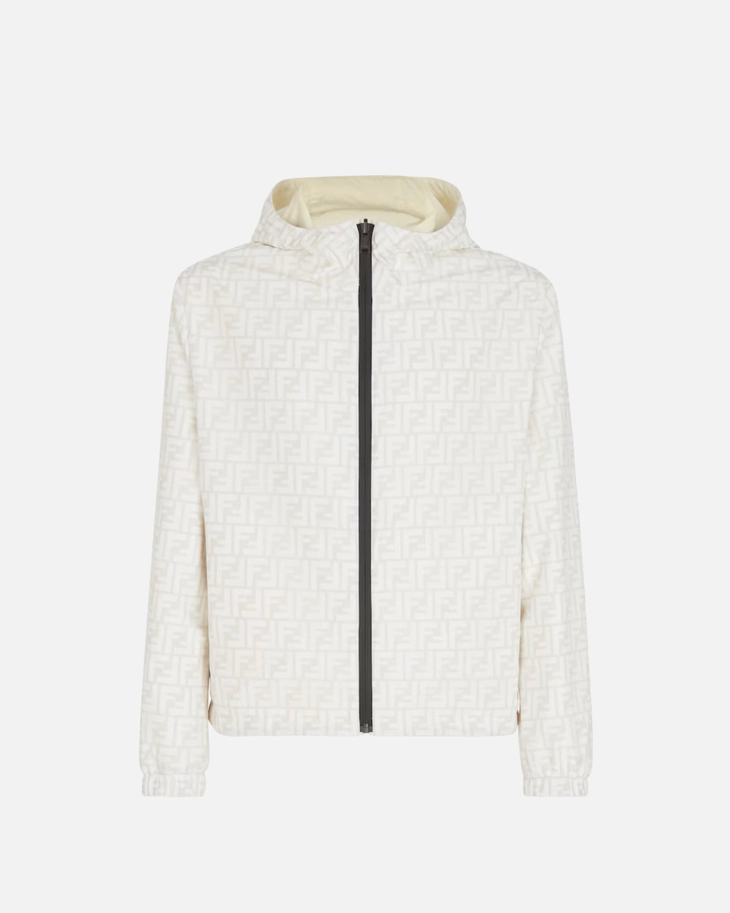 Veste imperméable Fendi - blanc/noir