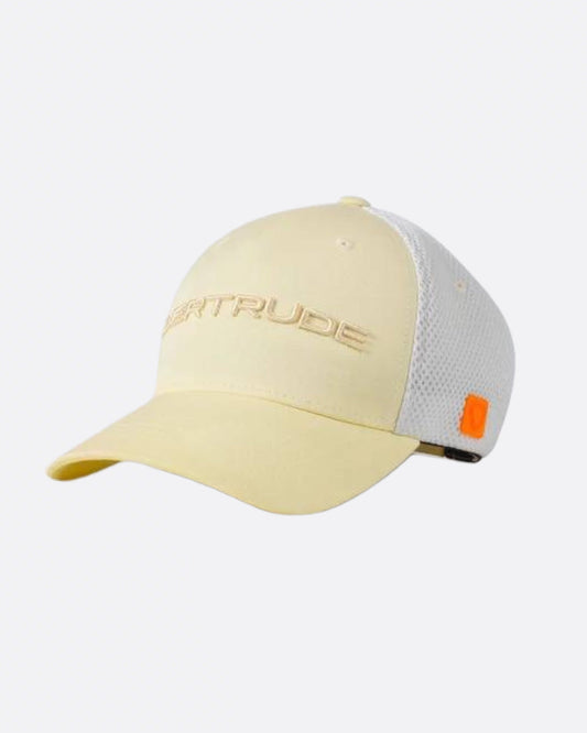 Casquette Gertrude - jaune/blanc