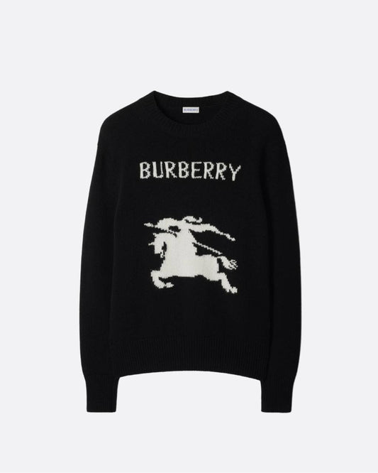 Pull Burberry - noir/blanc