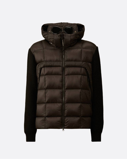 Doudoune manches en coton CP Company - marron