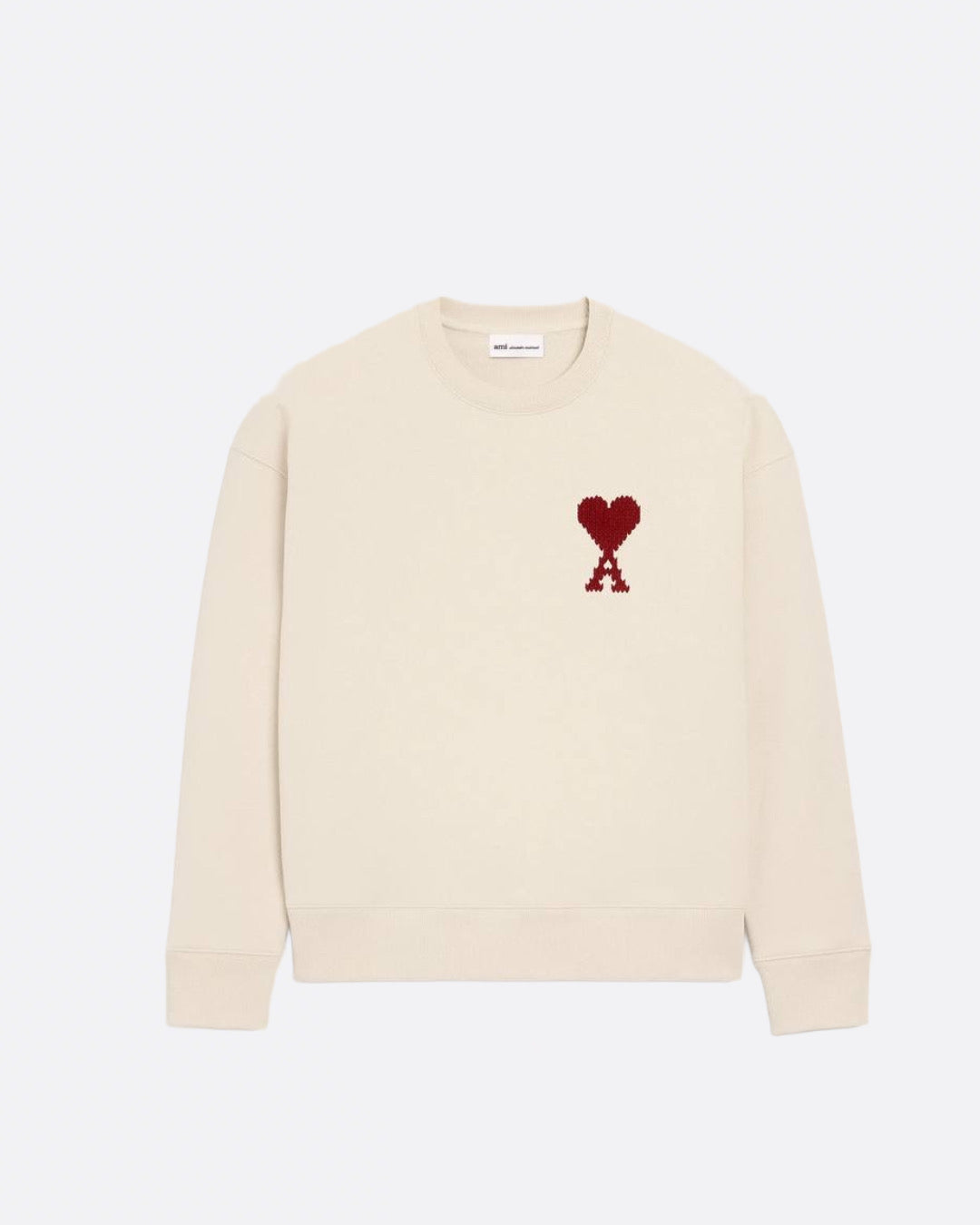 Pull Ami Paris - beige/rouge